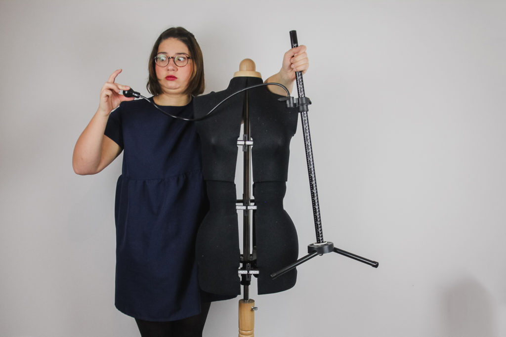 Mannequin De Couture Professionnel Pour Femme - Avec Support En Bois Réglable En Hauteur - Pour Création De Vêtements, Patronage - 6
